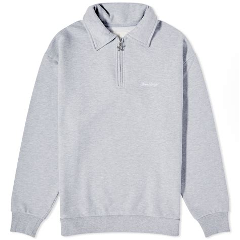 Bram's Fruit Polo Half Zip Sweater Light Grey | END. (US)
