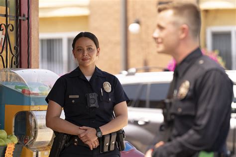“The Watcher” – THE ROOKIE, Pictured: Melissa O'Neil as Lucy Chen and ...