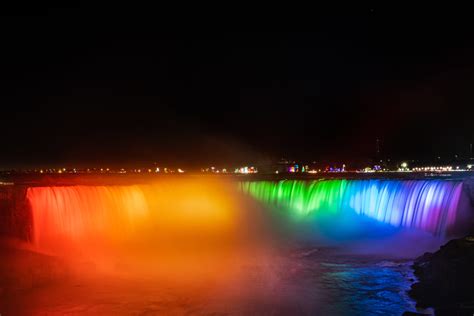 Night Light Show Niagara Falls at Jett Embling blog