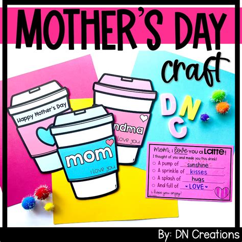 Mother's Day Craft and Card l I Love You a Latte Craft for Mom l ...