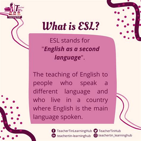 What Is Esl
