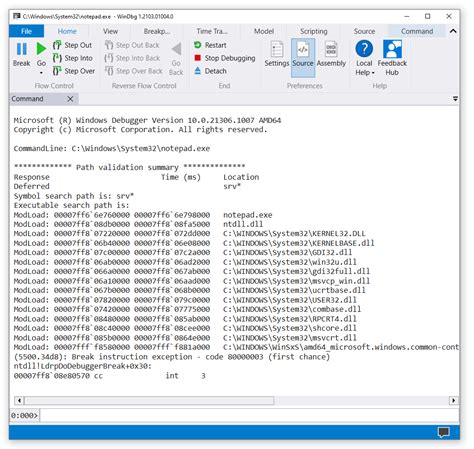 开始使用 WinDbg（用户模式） - Windows drivers | Microsoft Learn