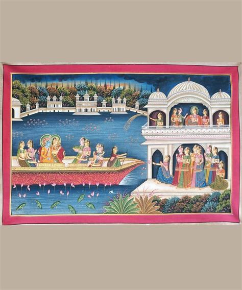 Radha Krishna painting | Buy Pichwai painting online | Kalpané