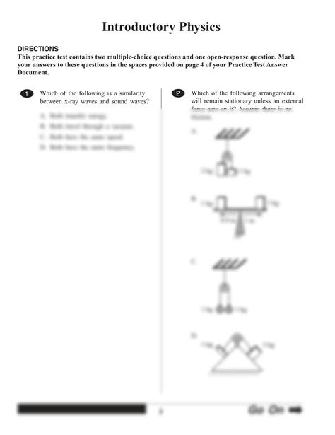 SOLUTION: Mcas high school physic practice test 2017 - Studypool