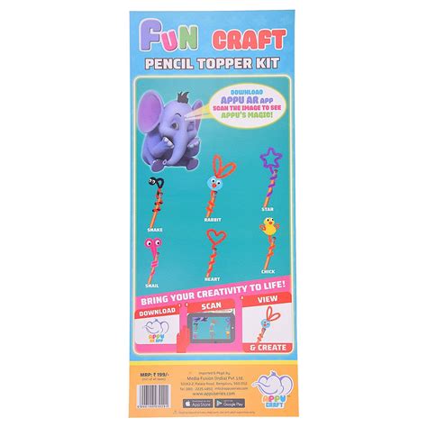 Fun Craft Pencil Topper Kit – Appu Store