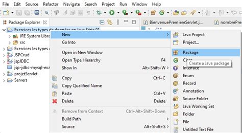 Image result for Comment Creer Un Projet Ensuite Package En Java