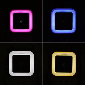 ZWINKO Led Night Light Plastic Lamp 0.5W Smart Sensor Led Plug Night ...