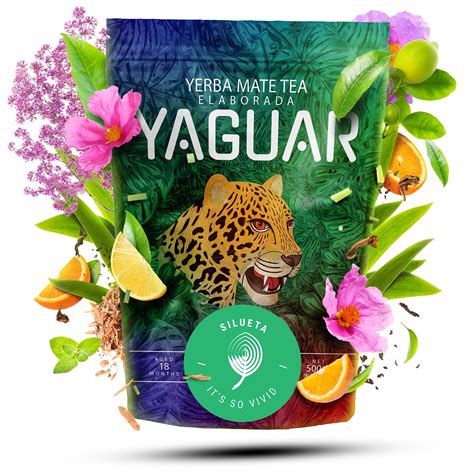 Yaguar Silueta 0.5kg 500g  Silueta | Categories  Yerba Mate  Type of Yerba Mate  Fit ...