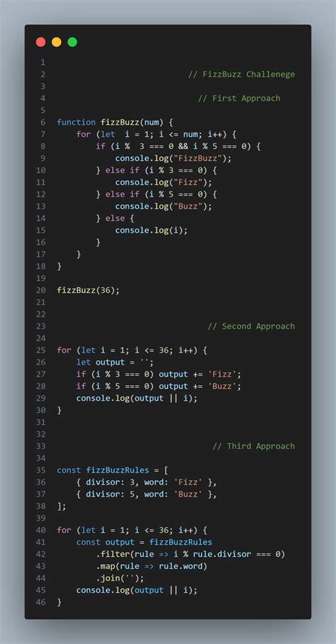 FizzBuzz JavaScript 的图像结果