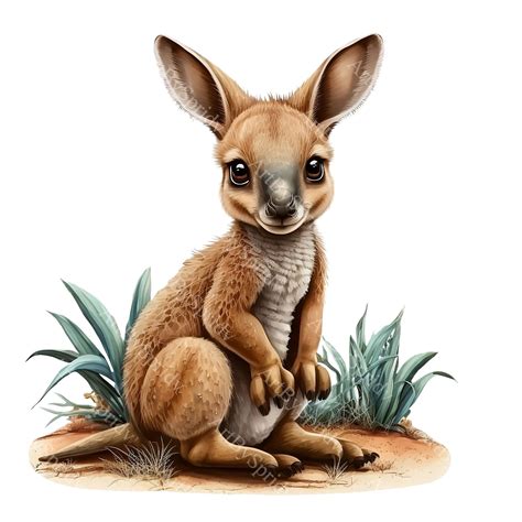 Baby Kangaroo Clip Art