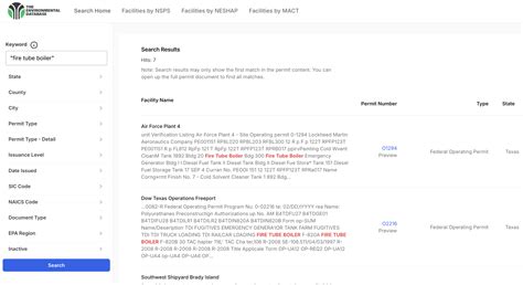 Oregon Air Permits | The Environmental Database