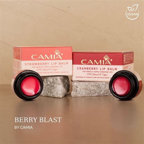 Berry Blast by CAMIA - Cranberry & Strawberry Lip Balm