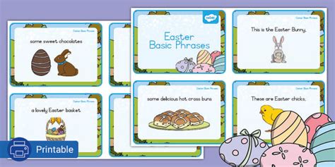 Grade R: Basic Phrases - Easter (teacher made) - Twinkl