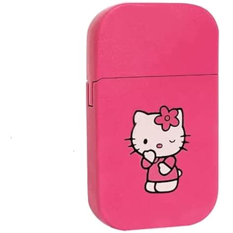 NIVEK Pink Glitter Kitty Pink Flame Pocket Lighter India | Ubuy