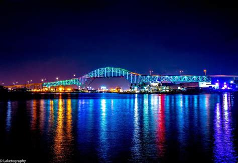 Harbor Bridge at the entry to the Port of Corpus Christi | Texas ...