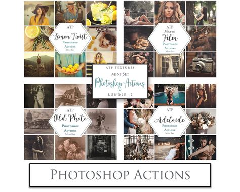 PHOTOSHOP Actions PS Atn Action File for Photography. Digital Edit ...