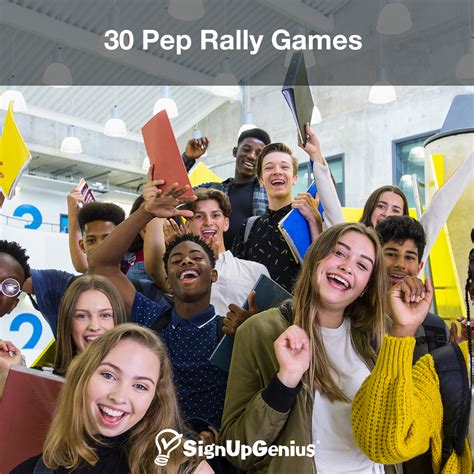 30 pep rally games – Artofit