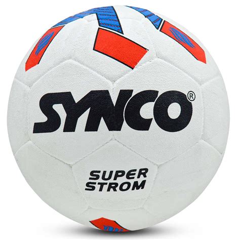 Synco Superstorm WT Football | Rubber Moulded | Training Soccer Ball ...