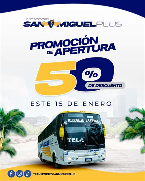 Transportes San Miguel Plus | 🎉 ¡Inicia el año viajando con estilo y ...