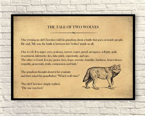 Tale Of Two Wolves Printable - Apps.hellopretty.co.za