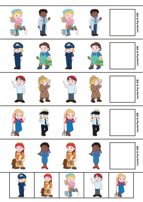 Preschool Community Helpers Worksheet For Kindergarten