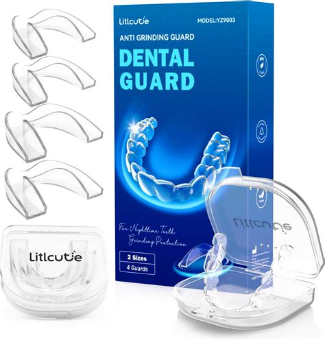 Amazon.com: 4 Pack Pink Night Guards for Teeth Grinding and Clenching, Women Teeth Grinding ... - night guard for grinding