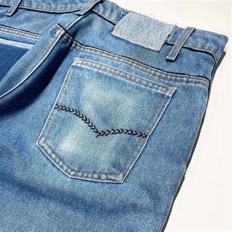 Benjamin Authentic Club "Second Youth Collection" Tuxedo Stitch Denim ...