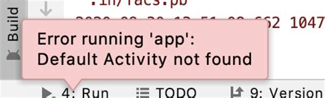 Image result for Default Activity Not Found Android Studio