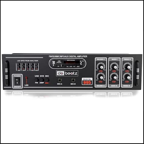 Dabeatz DB-995 Professional Power PA Amplifier with 4 Channel Circuit ...