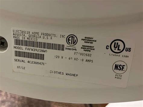 Image result for Frigidaire Affinity Washing Machine