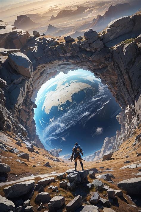 Premium AI Image | Gravity Bending World Builder A Superhuman Reshaping ...