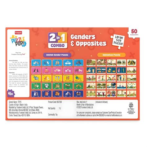 Funskool 2 In 1 Combo Genders and Opposites – Chera Home Junction