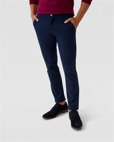 Stretch Skinny Fit Organic Cotton Chinos – Oxford Shop