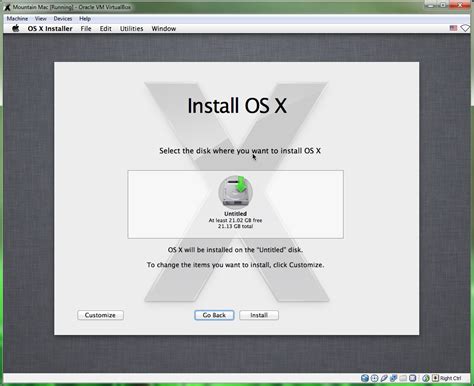Image result for Install Mac OS VirtualBox Windows 1.0