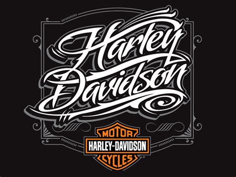 20 Inspirasi Populer Harley Davidson Font