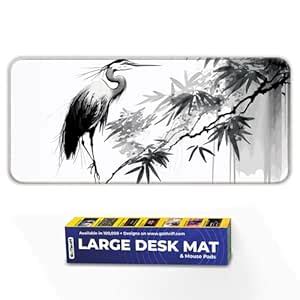 Skiditos Bird Heron Light Large Extended Mouse Pad 60x30CM | Dynamic ...
