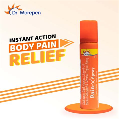 Buy DR. MOREPEN PAIN-X PAIN RELIEF SPRAY - 50GM Online & Get Upto 60% ...