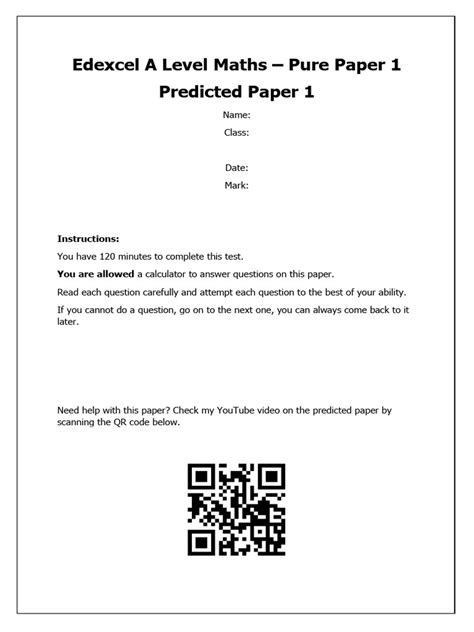 Image result for First Class Maths Predicted Paper Answers