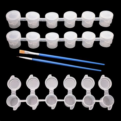 Markeny 180 Pots (30 Strips) Empty Paint Pot Pod Strips Mini Paint Pot ...