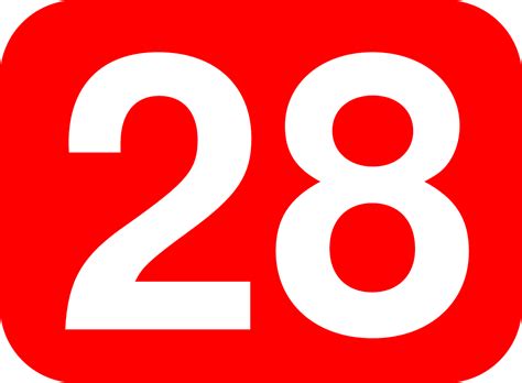 Number,28,red,white,shape - free image from needpix.com