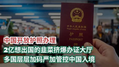 【记录中国】中国开放护照办理，2亿想出国的韭菜挤爆办证大厅，多国层层加码严加管控中国人员入境 - YouTube