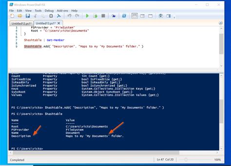 Hash Table PowerShell 的图像结果
