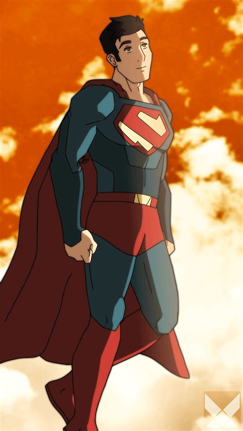 My Adventures With Superman - Superman in the Sunset (Art by me!) : r/superman