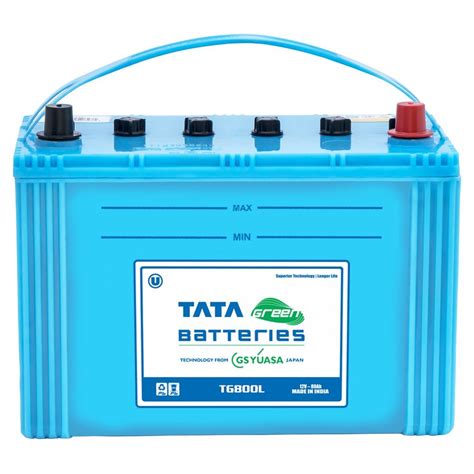 Tata Green Batteries TG Series TG800L 12V 80Ah Utility Vehicle Battery ...
