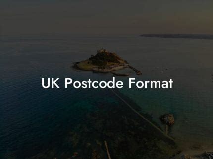 Postcode Format 的图像结果