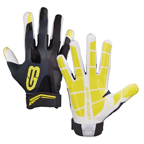Buy Grip Boost Football Gloves Mens #1 Grip Stealth Pro Elite - Adult ...
