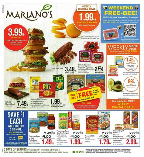 Mariano's Weekly Ad & Deals from November 29