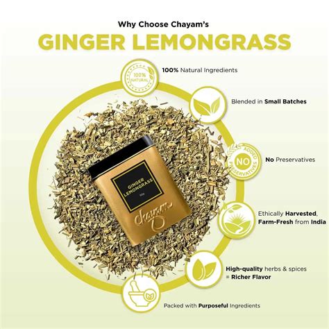 Ginger Lemongrass Infusion | Digestive & Immunity Support Drink | 50g