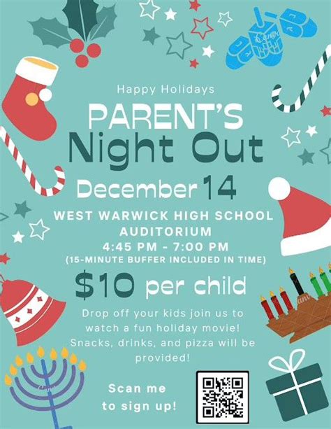 West Warwick High Schools Parents Night Out, West Warwick High School ...
