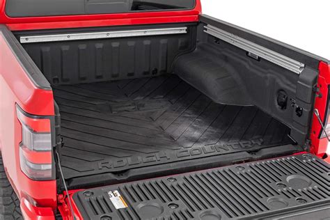 Rough Country Rubber Bed Mat for 2005-2025 Nissan Frontier | 5' Bed ...